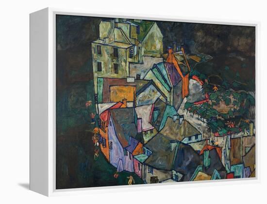 Crescent of Houses III-Egon Schiele-Framed Premier Image Canvas