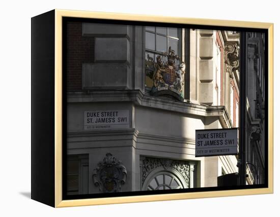 Crest, Fortnum and Mason, Piccadilly, London-Richard Bryant-Framed Premier Image Canvas