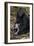 Crested Black Macaque And Baby-Tony Camacho-Framed Photographic Print