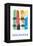 Crested Butte, Colorado - Snowboards in Snow-Lantern Press-Framed Stretched Canvas