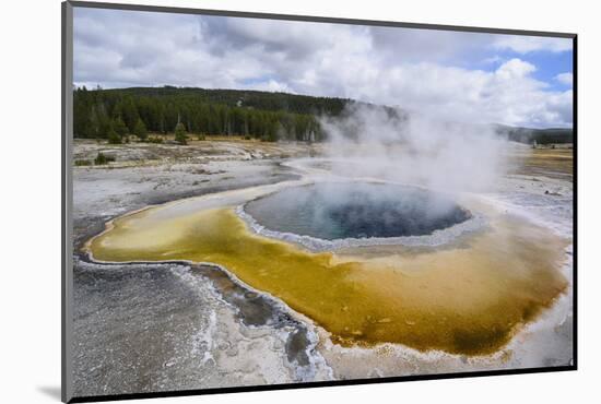 Crested Pool, Upper Geyser Basin, Yellowstone National Park, Wyoming, United States of America-Gary Cook-Mounted Photographic Print
