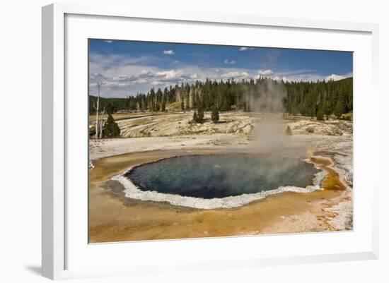 Crested Pool, Upper Geyser Basin, Yellowstone National Park, Wyoming, USA-Michel Hersen-Framed Photographic Print