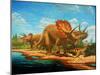 Cretaceous Dinosaurs-Chris Butler-Mounted Photographic Print