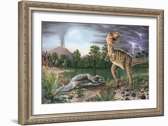 Cretaceous-Tertiary Extinction Event-Richard Bizley-Framed Photographic Print