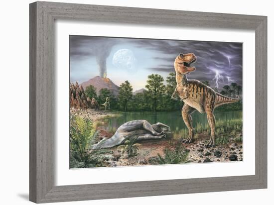 Cretaceous-Tertiary Extinction Event-Richard Bizley-Framed Photographic Print