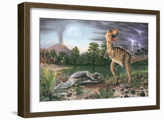 Cretaceous-Tertiary Extinction Event-Richard Bizley-Framed Photographic Print