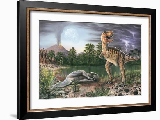 Cretaceous-Tertiary Extinction Event-Richard Bizley-Framed Photographic Print