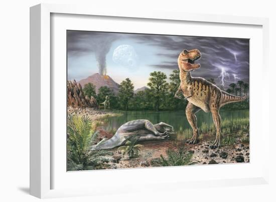 Cretaceous-Tertiary Extinction Event-Richard Bizley-Framed Photographic Print