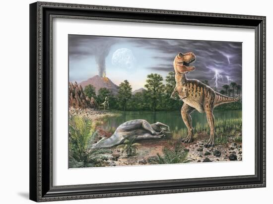 Cretaceous-Tertiary Extinction Event-Richard Bizley-Framed Photographic Print