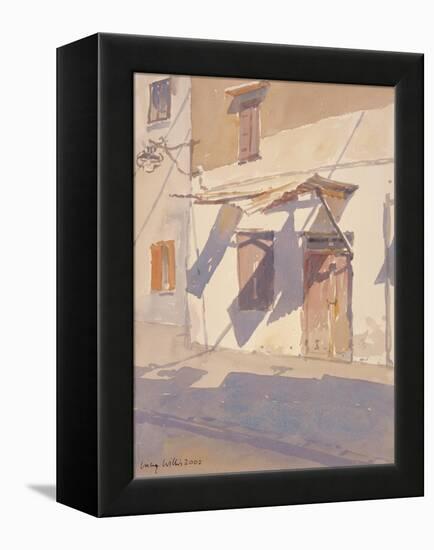 Cretan Shadows, 2002-Lucy Willis-Framed Premier Image Canvas