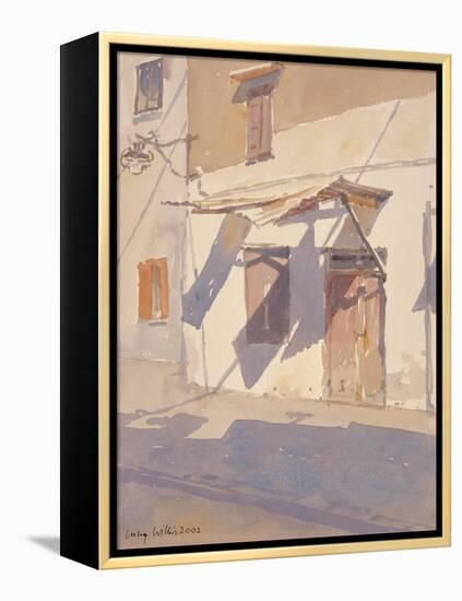 Cretan Shadows, 2002-Lucy Willis-Framed Premier Image Canvas