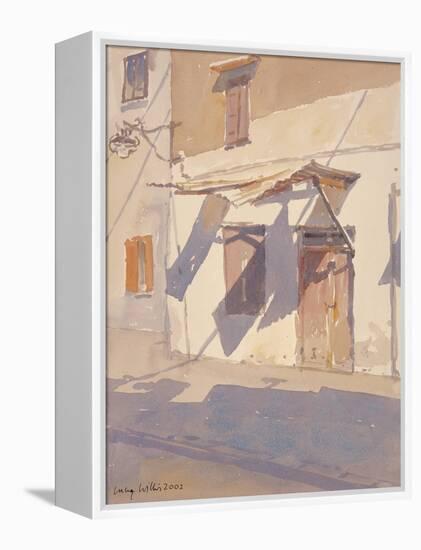 Cretan Shadows, 2002-Lucy Willis-Framed Premier Image Canvas