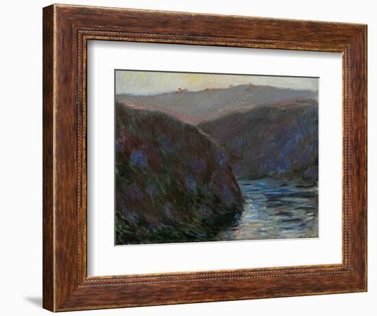 Creuse Valley, Evening, 1889-Claude Monet-Framed Giclee Print