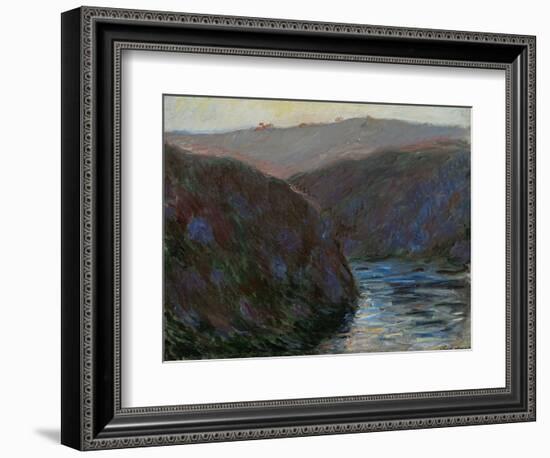 Creuse Valley, Evening, 1889-Claude Monet-Framed Giclee Print