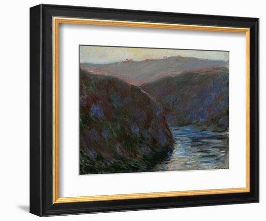 Creuse Valley, Evening, 1889-Claude Monet-Framed Giclee Print