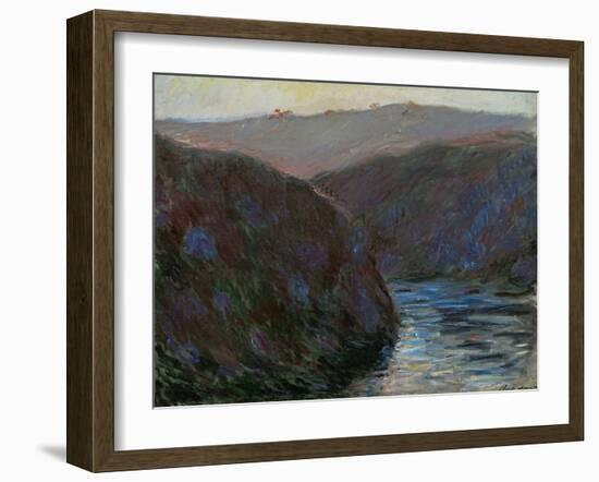 Creuse Valley, Evening, 1889-Claude Monet-Framed Giclee Print