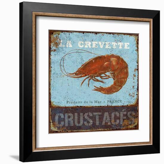 Crevette-Bruno Pozzo-Framed Art Print