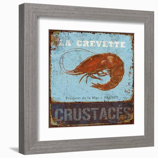 Crevette-Bruno Pozzo-Framed Art Print