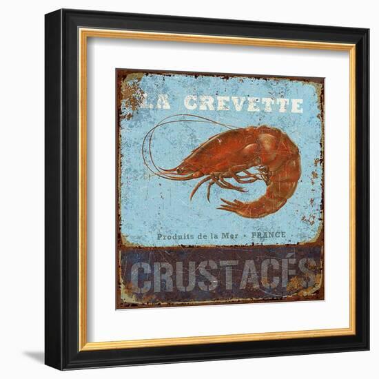 Crevette-Bruno Pozzo-Framed Art Print