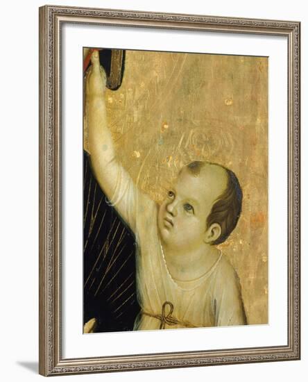 Crevole Madonna, 1283-1284-Duccio Di buoninsegna-Framed Giclee Print