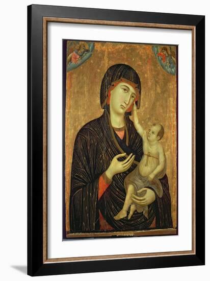 Crevole Madonna, c.1284-Duccio di Buoninsegna-Framed Giclee Print