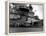 Crew Members on Deck of American Aircraft Carrier, Watching Take-Off of a F6F Hellcat-null-Framed Premier Image Canvas