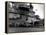 Crew Members on Deck of American Aircraft Carrier, Watching Take-Off of a F6F Hellcat-null-Framed Premier Image Canvas