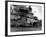 Crew Members on Deck of American Aircraft Carrier, Watching Take-Off of a F6F Hellcat-null-Framed Premium Photographic Print