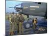 Crew of a B-26 Marauder Outside their Plane, Nicknamed Ginger-null-Mounted Photographic Print