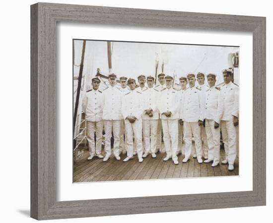 Crew of RMS Olympic-null-Framed Photographic Print