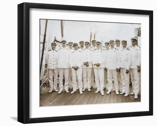 Crew of RMS Olympic-null-Framed Photographic Print