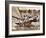 Crew of the "Arawatta" During the "Eighteen Footer" Race, Sydney Harbour, 9th April 1934-null-Framed Photographic Print