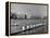 Crew Rowing on Charles River across from Harvard University Campus-Alfred Eisenstaedt-Framed Premier Image Canvas