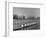 Crew Rowing on Charles River across from Harvard University Campus-Alfred Eisenstaedt-Framed Premium Photographic Print