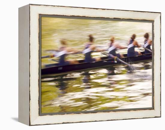 Crew Rowing, Seattle, Washington, USA-Terry Eggers-Framed Premier Image Canvas