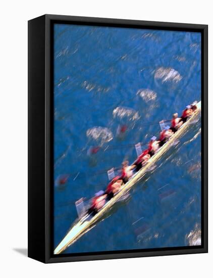 Crew Rowing, Seattle, Washington, USA-Terry Eggers-Framed Premier Image Canvas