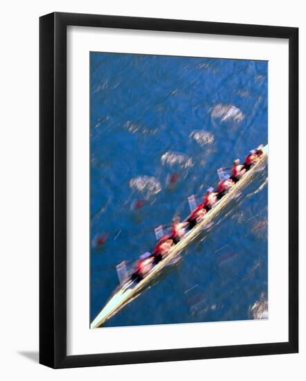 Crew Rowing, Seattle, Washington, USA-Terry Eggers-Framed Photographic Print