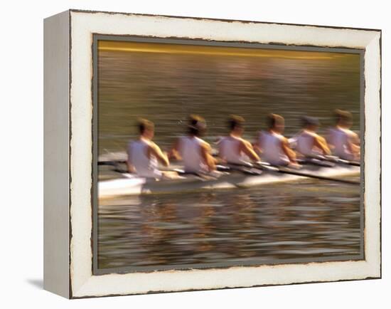 Crew Rowing, Seattle, Washington, USA-Terry Eggers-Framed Premier Image Canvas