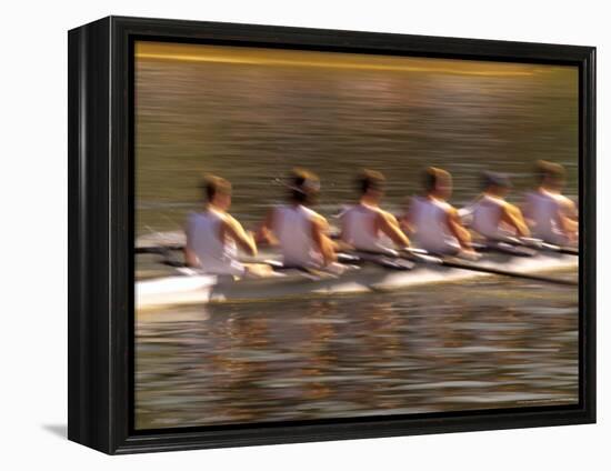 Crew Rowing, Seattle, Washington, USA-Terry Eggers-Framed Premier Image Canvas