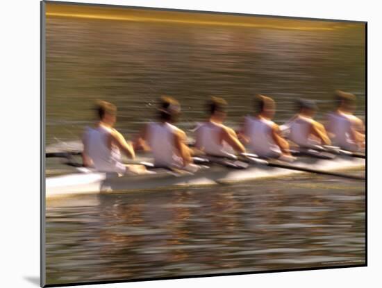 Crew Rowing, Seattle, Washington, USA-Terry Eggers-Mounted Photographic Print