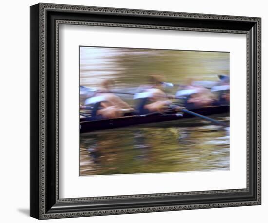 Crew Rowing, Seattle, Washington, USA-Terry Eggers-Framed Photographic Print