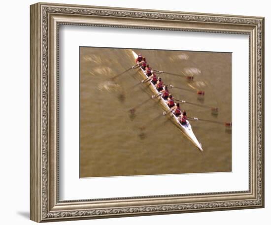 Crew Rowing, Seattle, Washington, USA-Terry Eggers-Framed Photographic Print