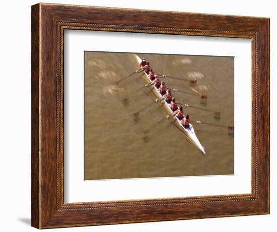 Crew Rowing, Seattle, Washington, USA-Terry Eggers-Framed Photographic Print