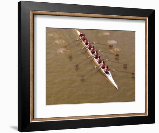 Crew Rowing, Seattle, Washington, USA-Terry Eggers-Framed Photographic Print