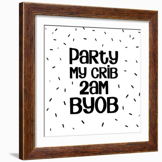 Crib Party-Anna Quach-Framed Photographic Print