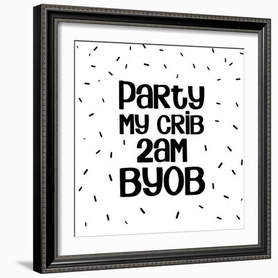 Crib Party-Anna Quach-Framed Photographic Print