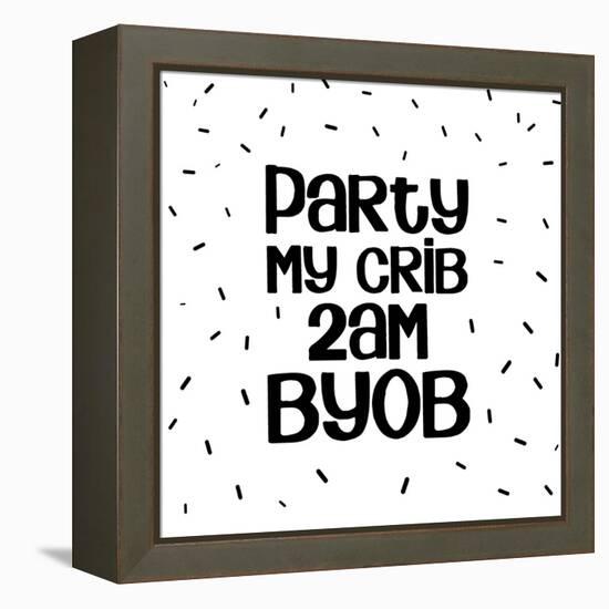 Crib Party-Anna Quach-Framed Premier Image Canvas