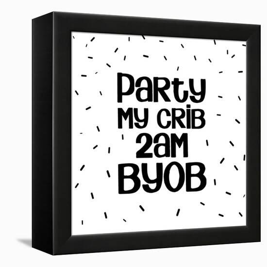 Crib Party-Anna Quach-Framed Premier Image Canvas