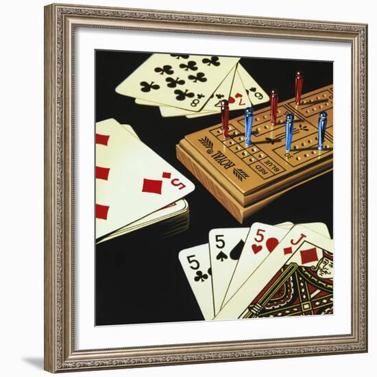 Cribbage-Ray Pelley-Framed Premium Giclee Print