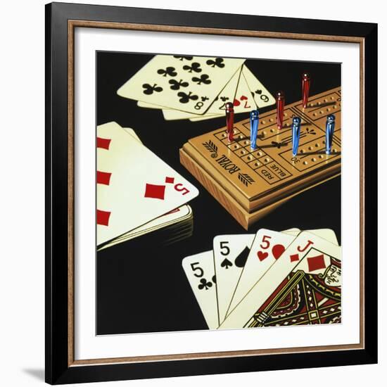 Cribbage-Ray Pelley-Framed Premium Giclee Print